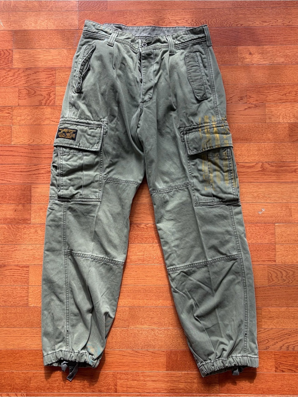 Polo Jeans Co Ralph Lauren Military Cargo Pants Green